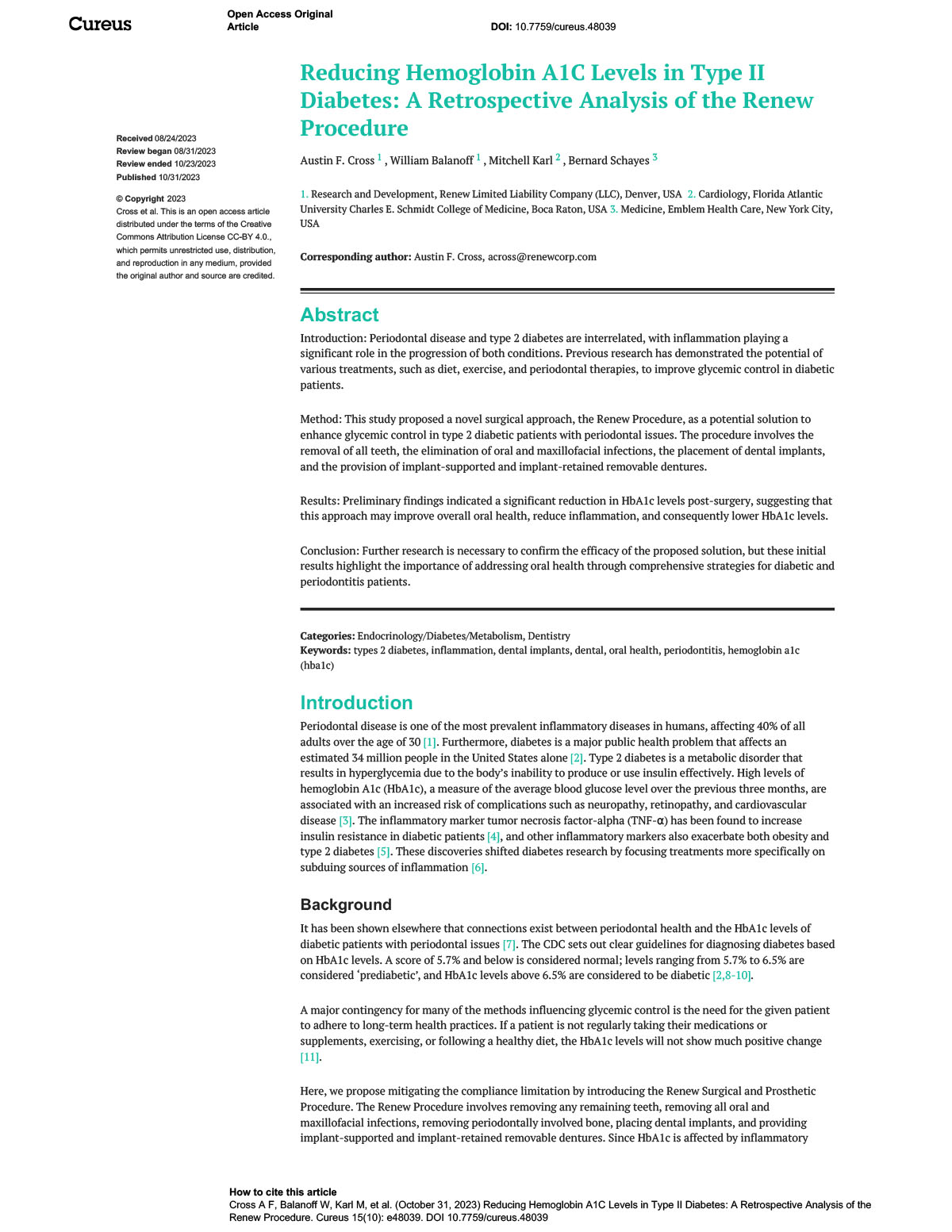 A1C Study